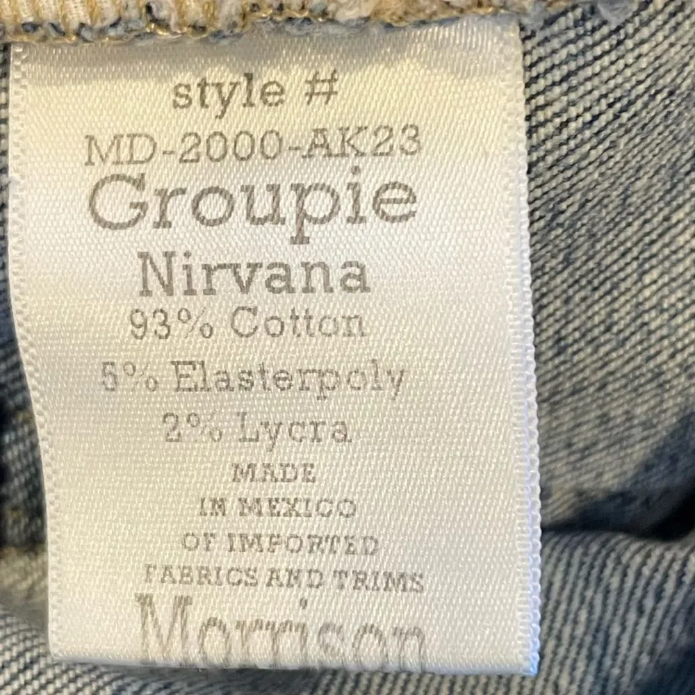 Morrison Women’s Denim Groupie Mid-Rise Skinny in Nirvana Size 28